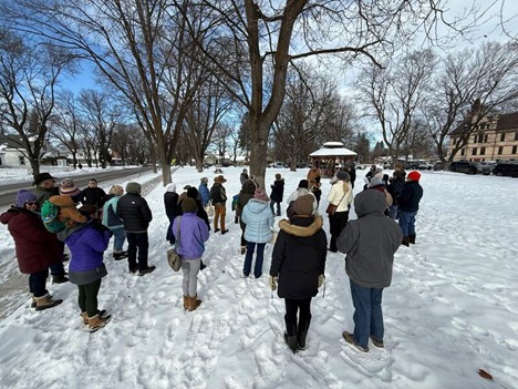 Kalispell Parks & Recreation gave permission to demonstrate tapping on a Norway maple in Kalispell. 